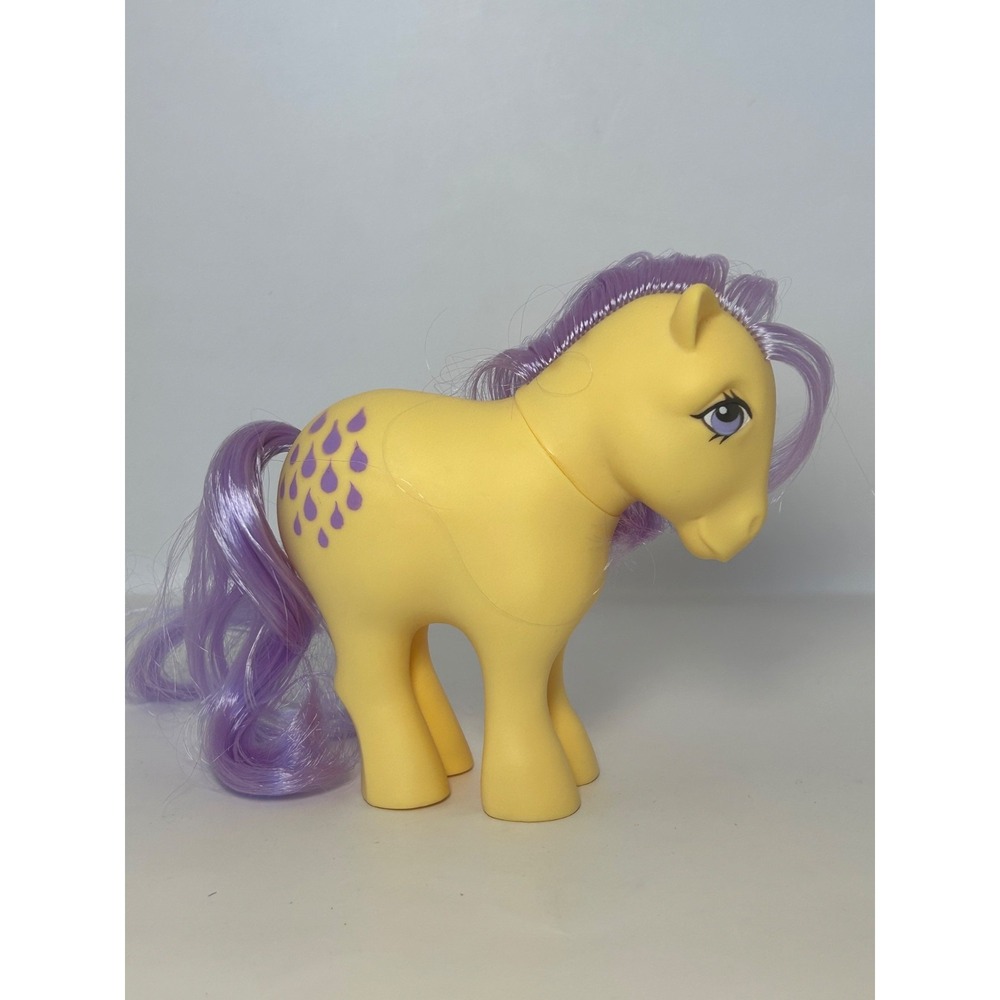 Vintage 1982 My Little Pony LEMON DROP Hasbro G1 Mail Order Yellow Lavender - Picture 2 of 12